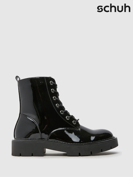 Schuh Birdy Hardwear Lace-Up Black Boots (AK8471) | €69