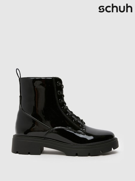Schuh Andria Lace-Up Black Boots (AK8489) | €53