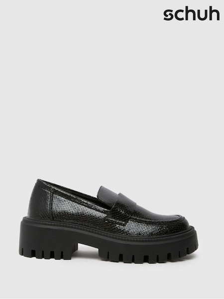 Schuh Laney Chunky Black Loafers (AK8518) | € 50