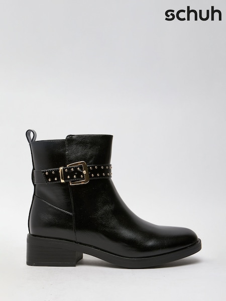 Schuh Billie Hardwear Ankle Black Boots (AK8521) | 298 LEI