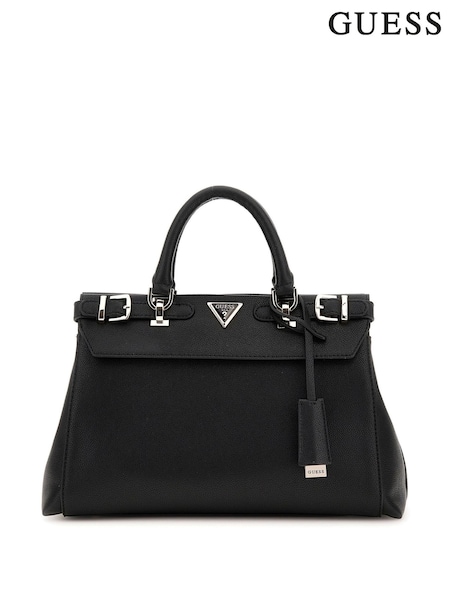 Guess Black Ali Luxury Satchel Bag (AK8546) | €192