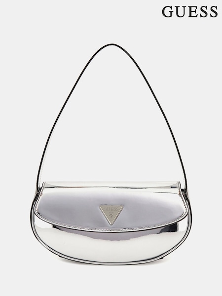 Guess Silver Arnela Flap Shoulder Bag (AK8564) | 573 LEI