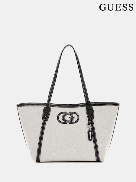 Guess Sebina Canvas Logo Tote Bag (AK8567) | 730 LEI