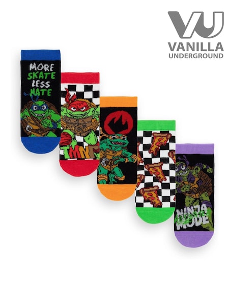 Vanilla Underground Boys Teenage Mutant Ninja Turtles Socks 5 Pack (AK8575) | 22 €
