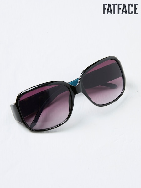 Negru - Fatface Olivia Oversized Sunglasses (AK8579) | 209 LEI