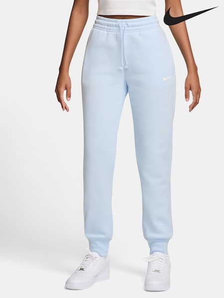 Голубой оттенок - Nike Phoenix Fleece Mid Rise Joggers (AK8589) | €66