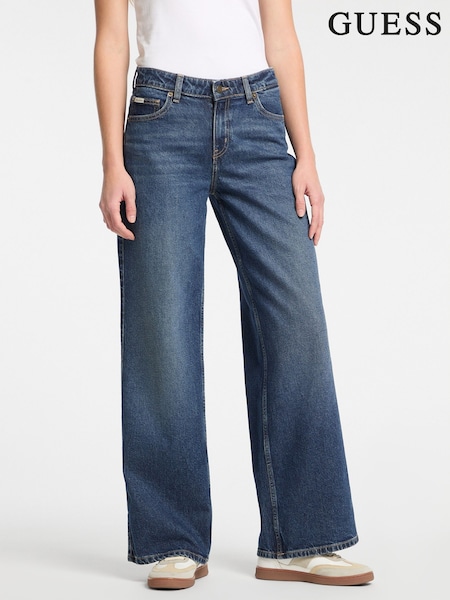 Guess Jeans Blue Wide Leg Denim 100% Cotton Jeans (AK8811) | €49