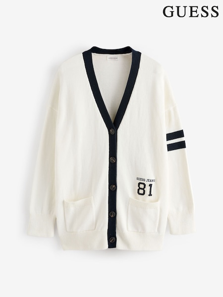 Guess Jeans 100% Cotton Varsity Knitted Cardigan (AK8825) | € 97 - € 112
