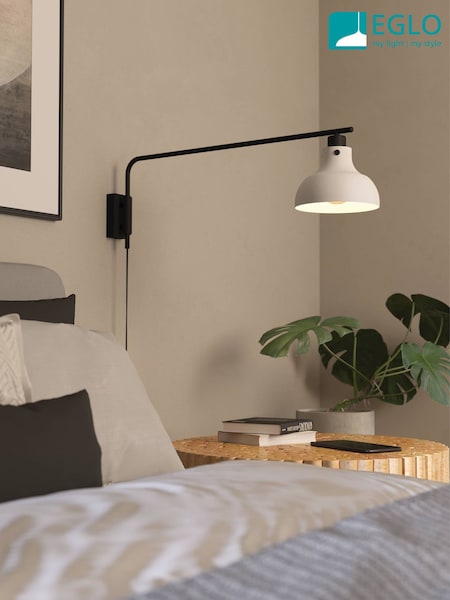 Eglo Grey and Black Matlock Steel Armed Wall Light (AK8931) | 4,626 UAH