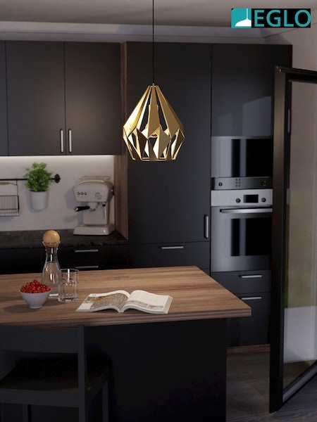 Eglo Gold Carlton Single Pendant Ceiling Light Light (AK8939) | 4,626 UAH