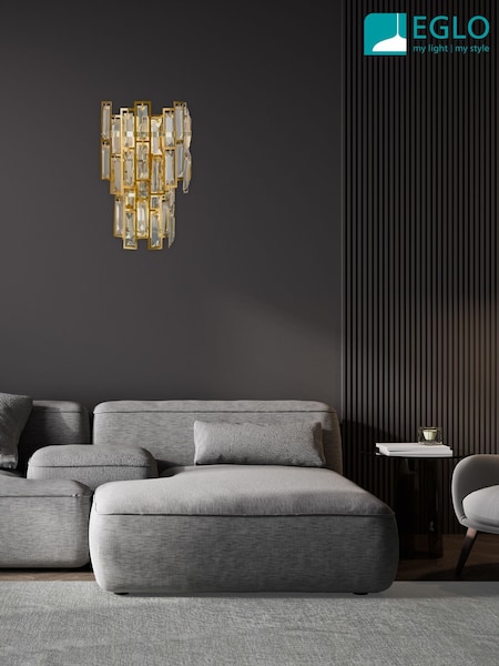Eglo Calmeilles Elegant Crystal Effect Glass Ceiling Light (AK8948) | ₺5.032