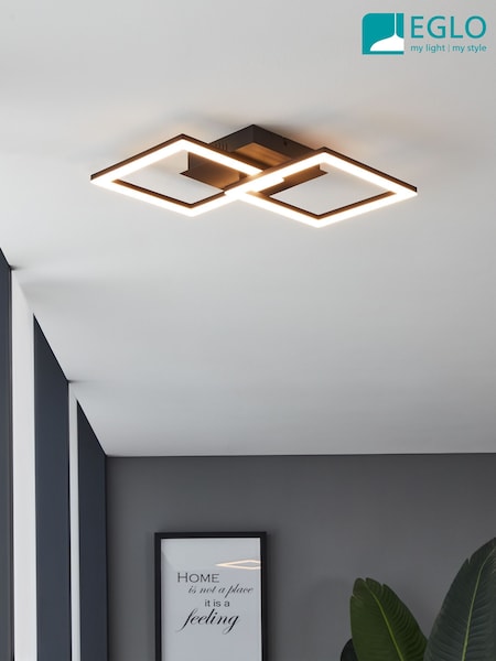 Eglo Black ParandayZ Steel Smart Control Colour Changing Ceiling Light (AK8951) | 5,407 UAH