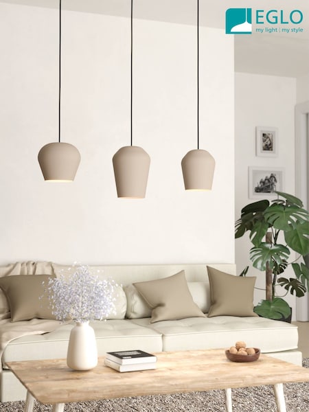 Eglo Sand Cambaito Monochrome Steel Pendant Ceiling Light (AK8974) | 7,690 UAH