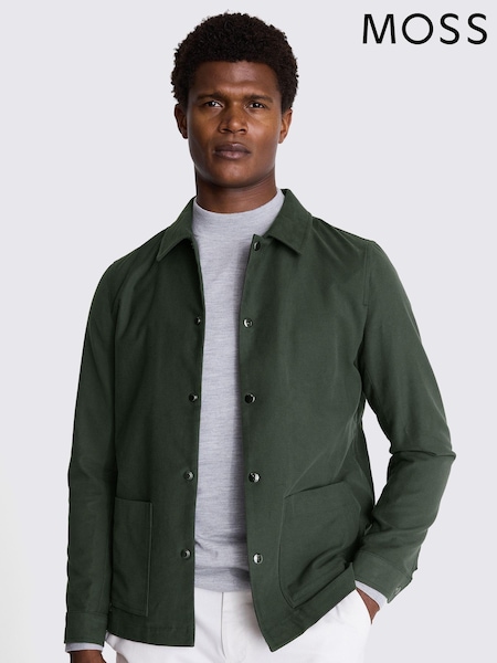 Moss Moleskin Chore 100% Cotton Overshirt (AK9214) | ‏49 ر.ع.‏