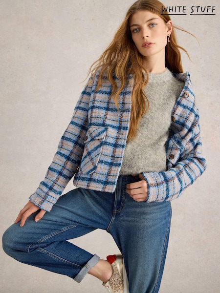 White Stuff Amelia Check Jacket (AK9342) | €98