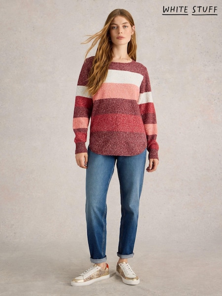 White Stuff Purple Talia Nep Jumper (AK9387) | AED189