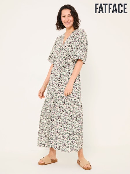FatFace Paige Multi Vine Floral Midi Dress (AK9475) | €98