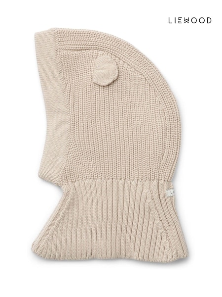 Liewood Natural 100% Organic Cotton Mr Bear Balaclava Hat (AK9528) | €30