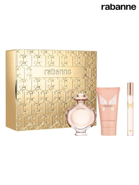 Rabanne Olympea Eau de Parfum 50ml, Body Lotion 75ml & Travel Spray 10ml Gift Set (Worth Over £105) (AK9533) | €109