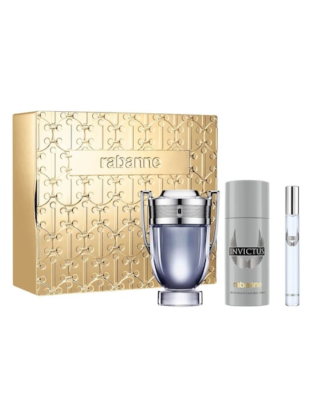 Rabanne Invictus Eau de Toilette 100ml, Deodorant 150ml & Travel Spray 10ml Gift Set (Worth £129) (AK9536) | €119.50