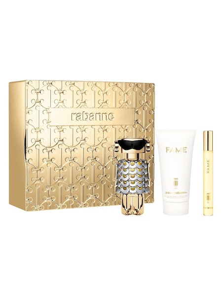 Rabanne Fame Eau de Parfum 50ml, Body Lotion 75ml & Travel Spray 10ml Gift Set (Worth Over £126) (AK9538) | €129