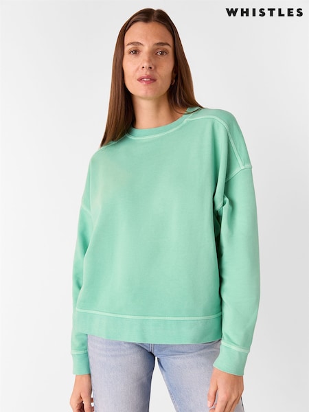Whistles Pocket Detail 100% Cotton Sweatshirt (AK9539) | ‏518 د.إ.‏