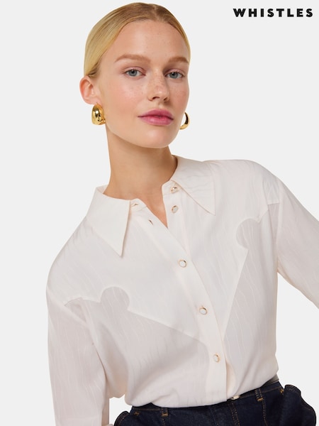 Whistles Orla Western Detail Shirt (AK9541) | ‏751 د.إ.‏