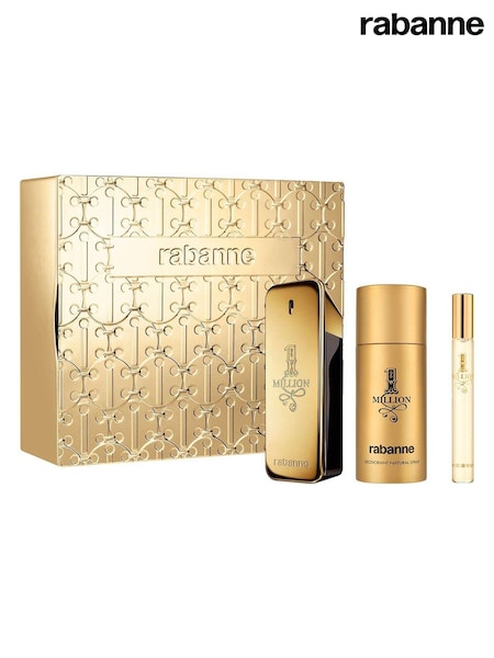 Rabanne 1 Million Eau de Toilette 100ml, Deodorant 150ml & Travel Spray 10ml Gift Set (AK9543) | €119
