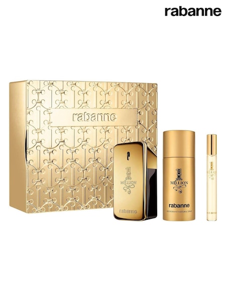 Rabanne 1 Million Eau de Toilette 50ml, Deodorant 150ml & Travel Spray 10ml Gift Set (AK9544) | €87