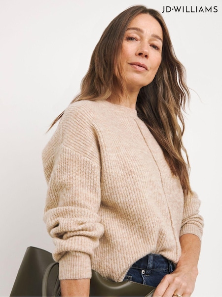 JD Williams Natural Sponge Crew Neck Jumper (AK9616) | €35
