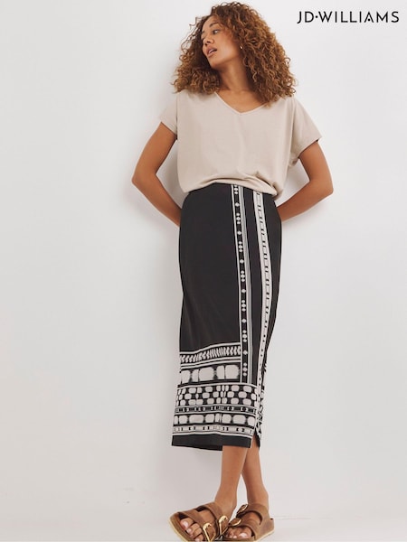 JD Williams Black Wrap Skirt (AK9628) | €20