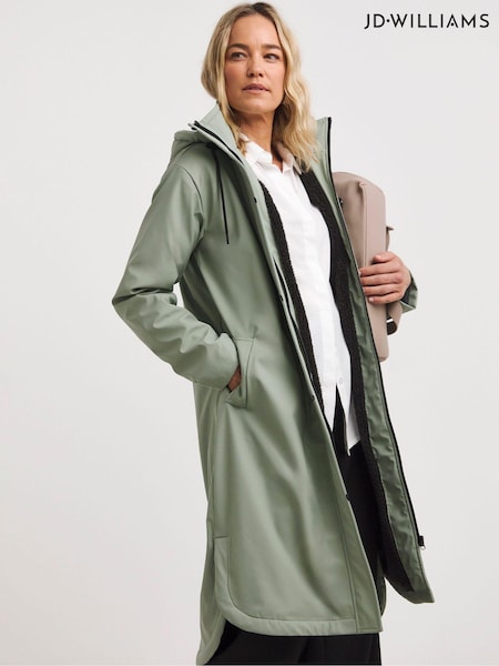 JD Williams Longline Raincoat (AK9641) | 484 LEI