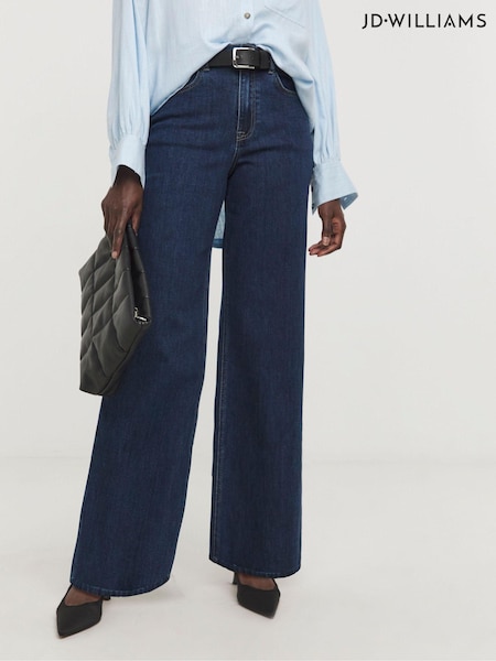 JD Williams Stretch Wide Leg Jeans (AK9643) | 223 LEI