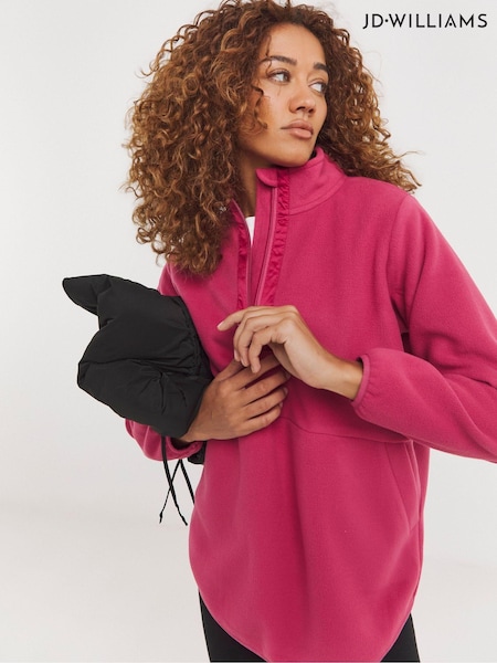 JD Williams Pink Half Zip Fleece (AK9647) | €25