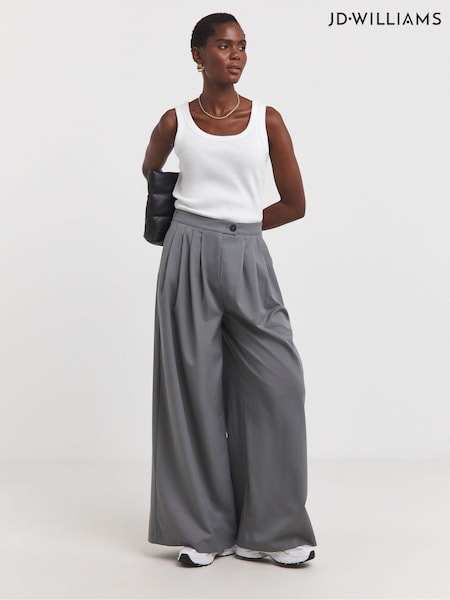 JD Williams Super Wide Leg Trousers (AK9668) | 208 LEI