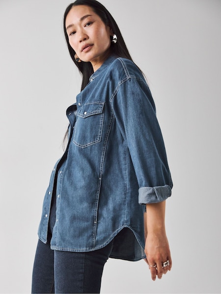 JD Williams Oversized Winter 100% Cotton Shirt (AK9687) | 268 LEI