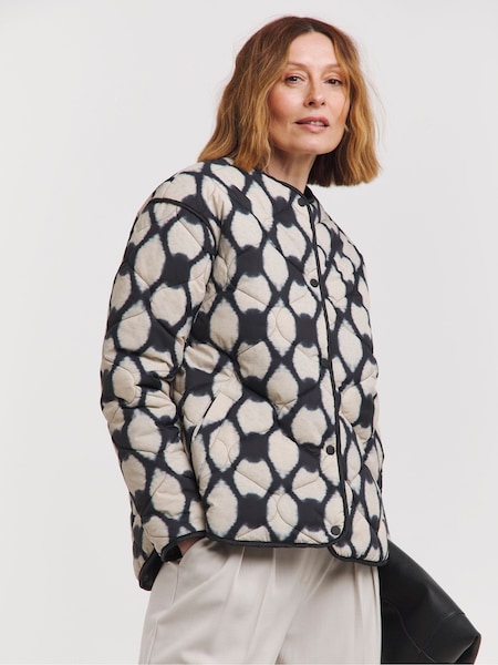 JD Williams Printed Short Quilt Jacket (AK9689) | 188 LEI