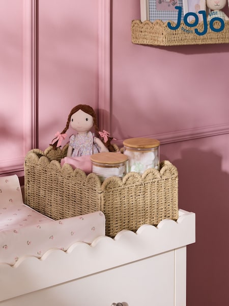 Jojo Maman Bébé Natural Elodie Scallop Storage Basket (AK9698) | €32