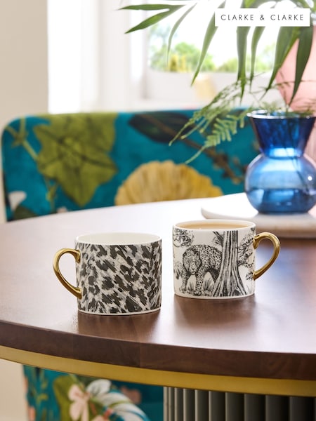 Clarke & Clarke Set of 2 Kisumu Mugs (AK9699) | €27