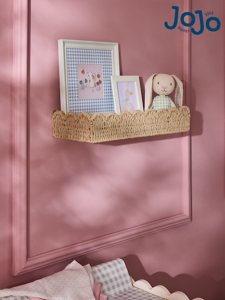 Jojo Maman Bébé Natural Elodie Scallop Wall Shelf (AK9713) | €24.50