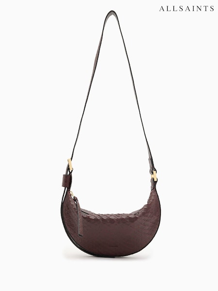 Rot - Allsaints Halbmondförmige Umhängetasche (AK9719) | 122 €