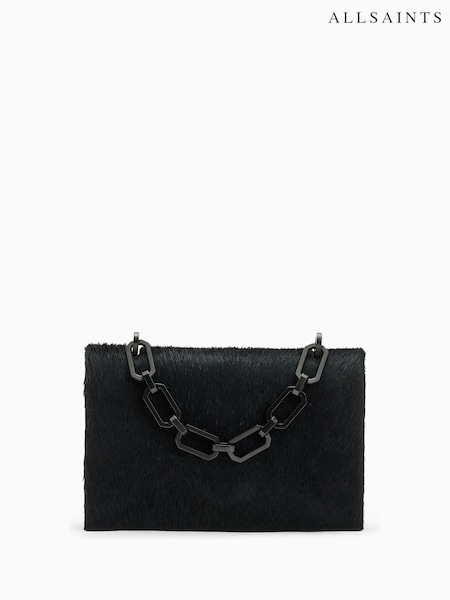 AllSaints Black Yua Luxe Clutch (AK9727) | R$ 2,260