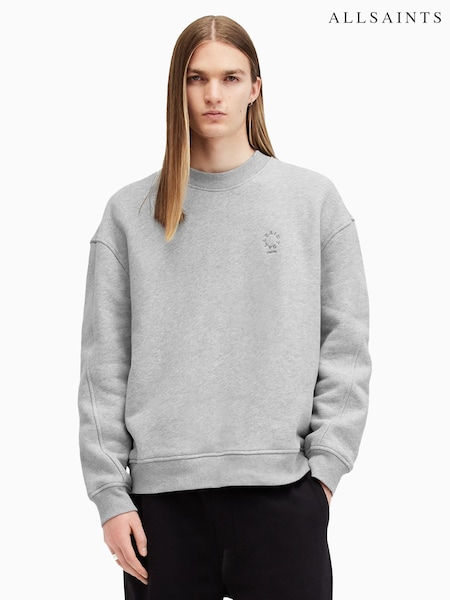AllSaints Grey Haven Crew Sweatshirt (AK9738) | R$ 980