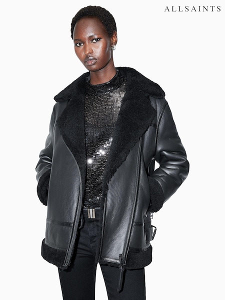 AllSaints Sola Shearling Jacket (AK9786) | €1,324
