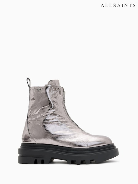 AllSaints Grey Othello Boots (AK9818) | AED725
