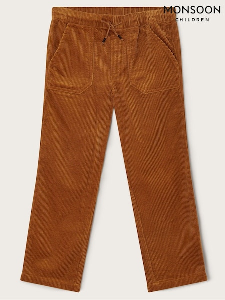 Monsoon Natural Corduroy Pull-On 100% Cotton Trousers (AK9888) | €32 - €40