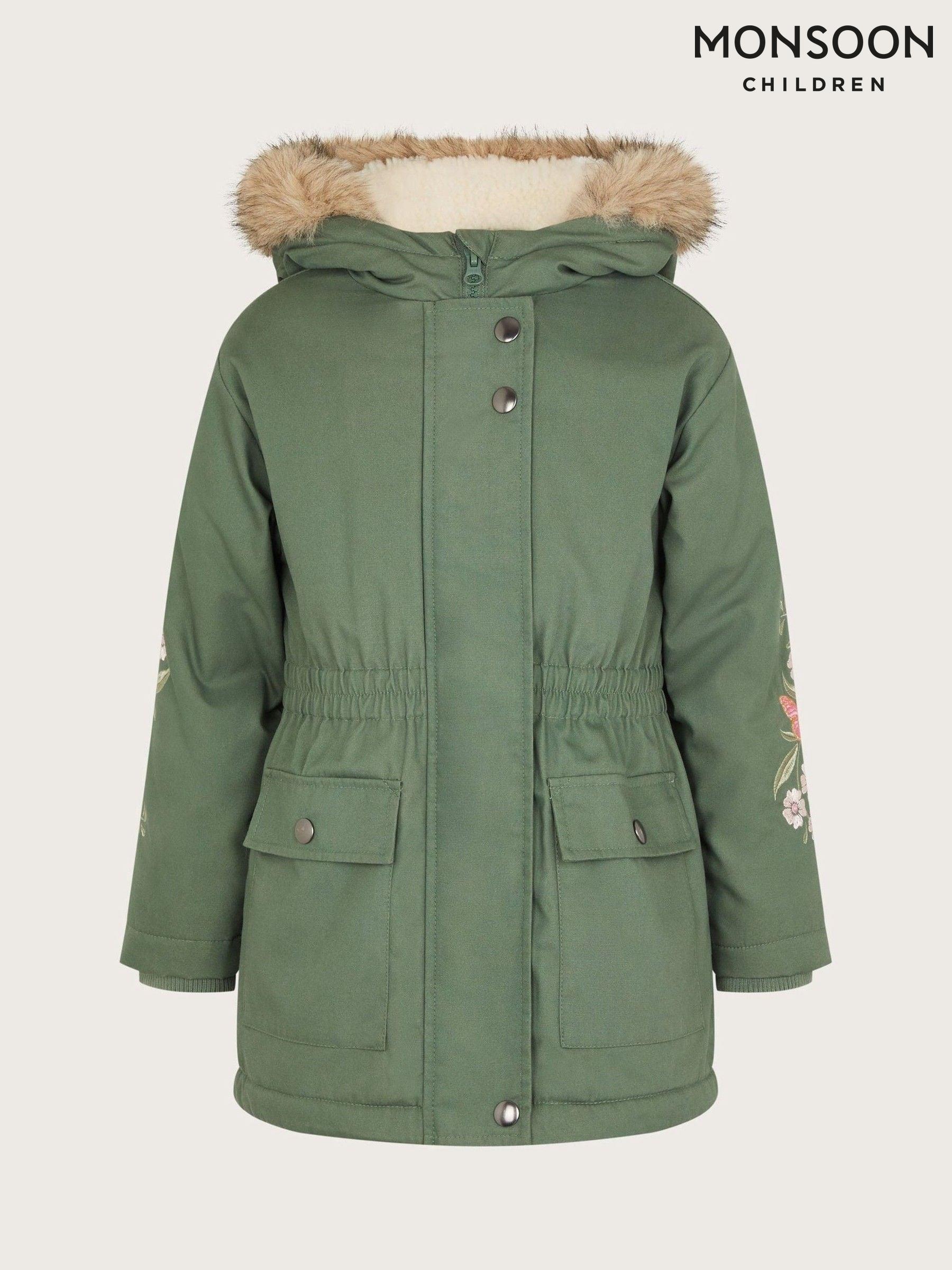 Next green parka hot sale