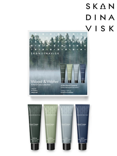 SKANDINAVISK Wood & Water Mini Handcream Giftset (30mlx 4) (AL0237) | €53