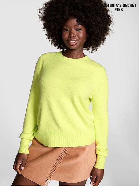 Victoria's Secret PINK Sparkling Lime Green Knitted Jumper (AL0360) | €27