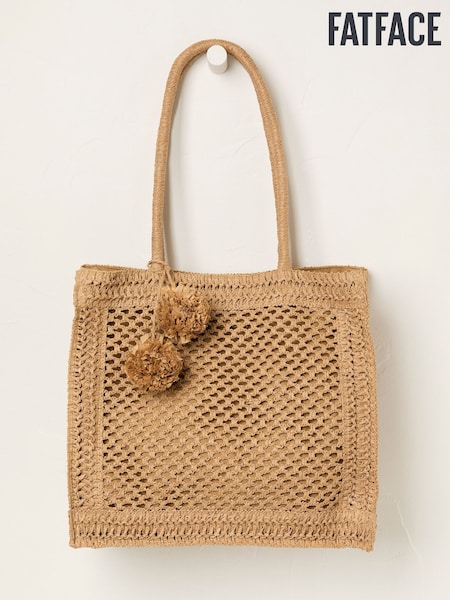 FatFace Straw Shopper Bag (AL0401) | ‏201‏₪